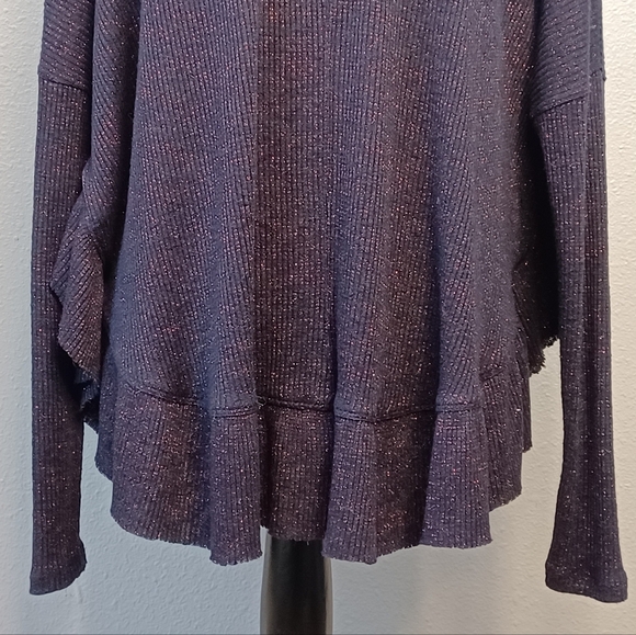 Anthropologie 9-H15 STCL Orley Metallic Cowl Neck Sweater - Picture 8 of 16